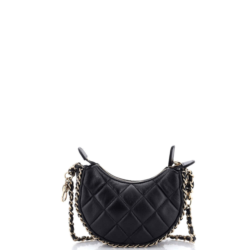 Chanel Chain Around Hook Hobo Quilted #253051C34B - Picture 3 of 6